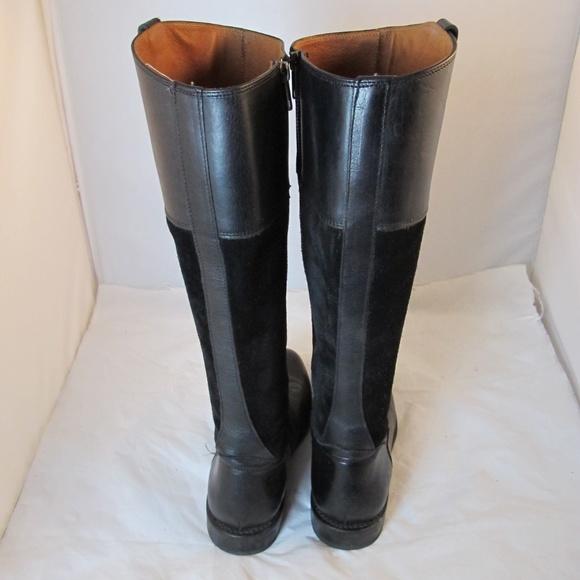FRYE Leather Suede Knee High Tall riding boots 8.5 - Picture 5 of 8